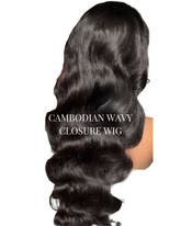 Cambodian Wavy Closure Wigs (pre-order)