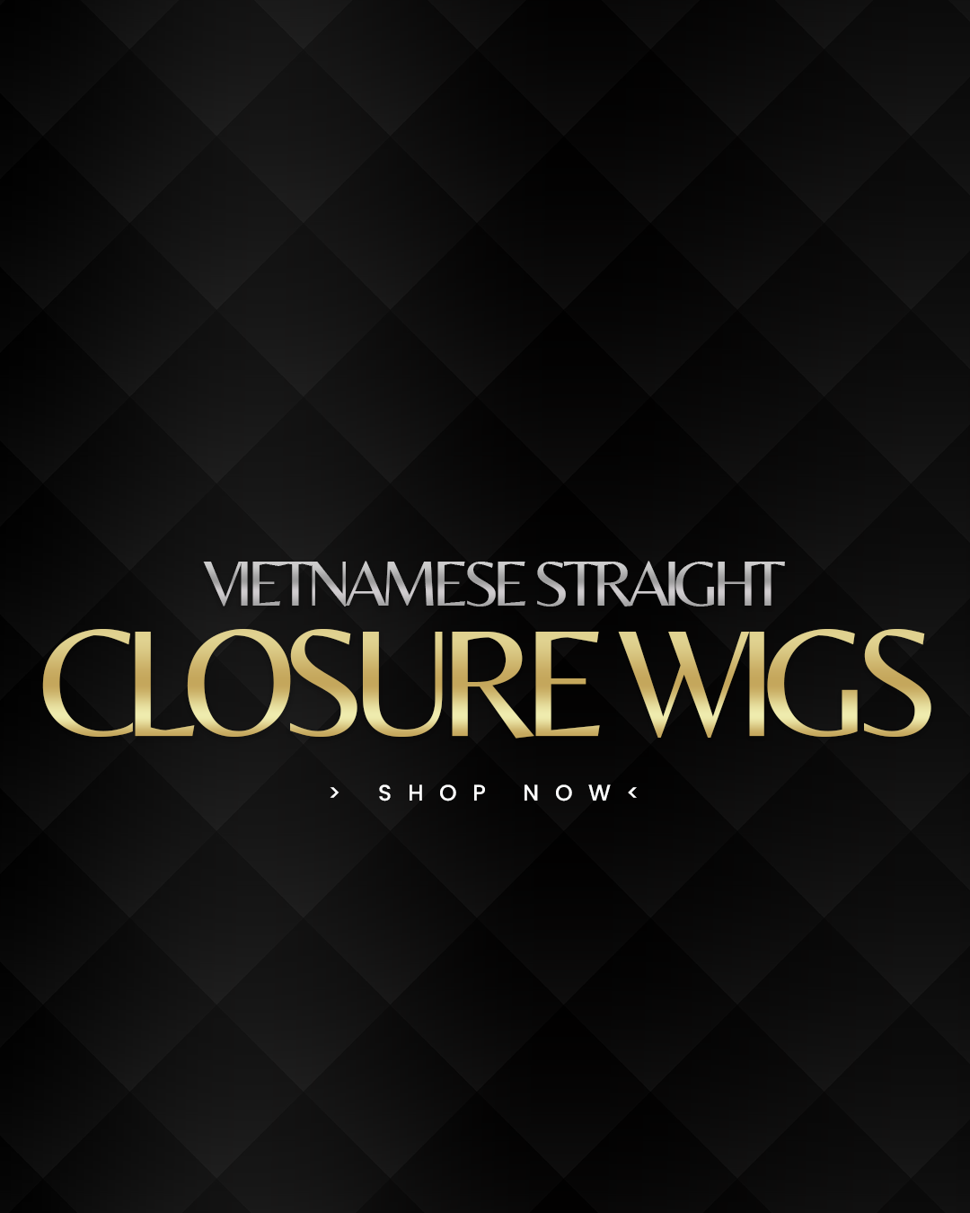 Vietnamese Straight Closure Wigs (pre-order)