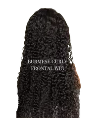 Burmese Curly Frontal Wigs (pre-order)